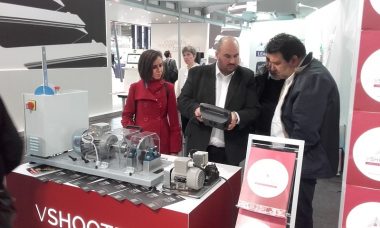 Presentation de la premiere camera d'analyse vibratoire vshooter foire de hanovre 2016